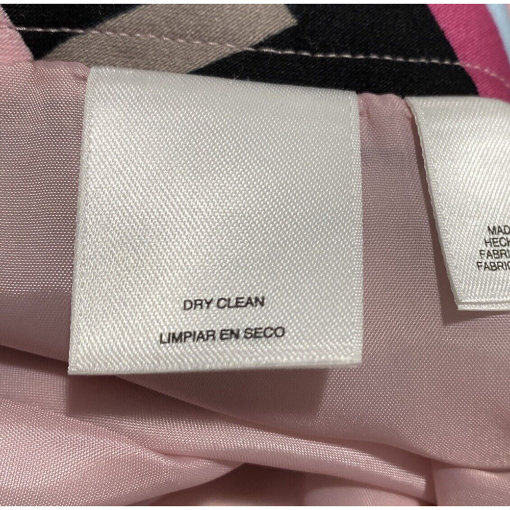 Nine West size 4 pencil skirt pink black blue gray plaid business casual preppy - Picture 6 of 7